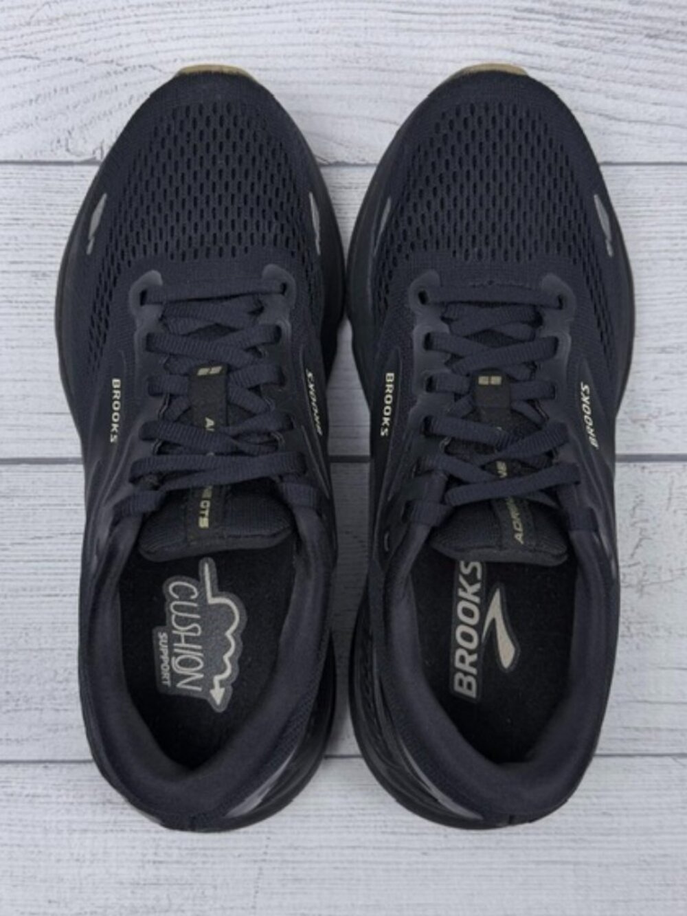 🖤 Brooks Adrenaline GTS 23 Running Shoes Black/Cream/Biscuit Women's Size 8 - Picture 2 of 12